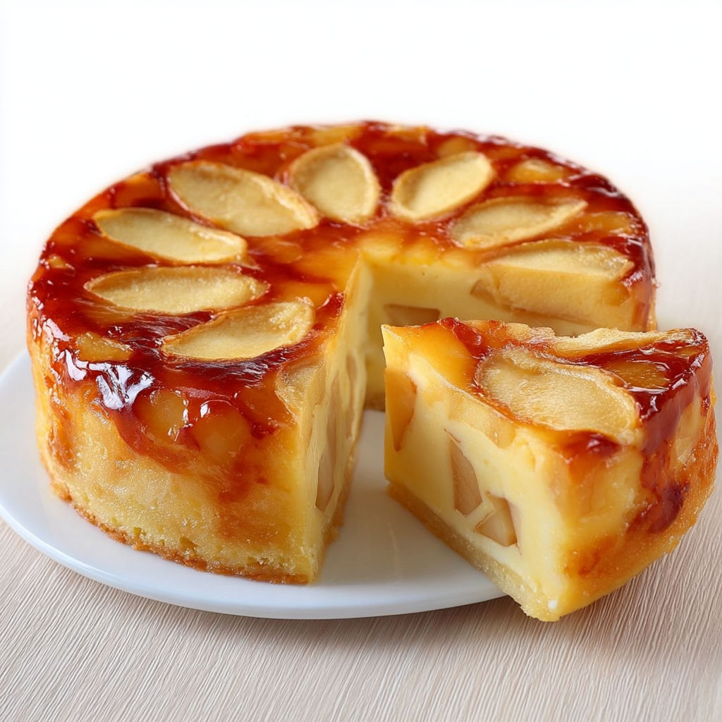 Flan pommes & yaourt : le dessert léger qui fait fondre tout le monde.