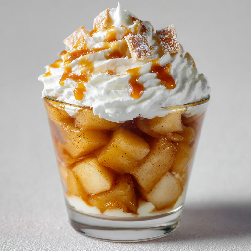 Verrines pommes caramel chantilly : le dessert chic et ultra gourmand.