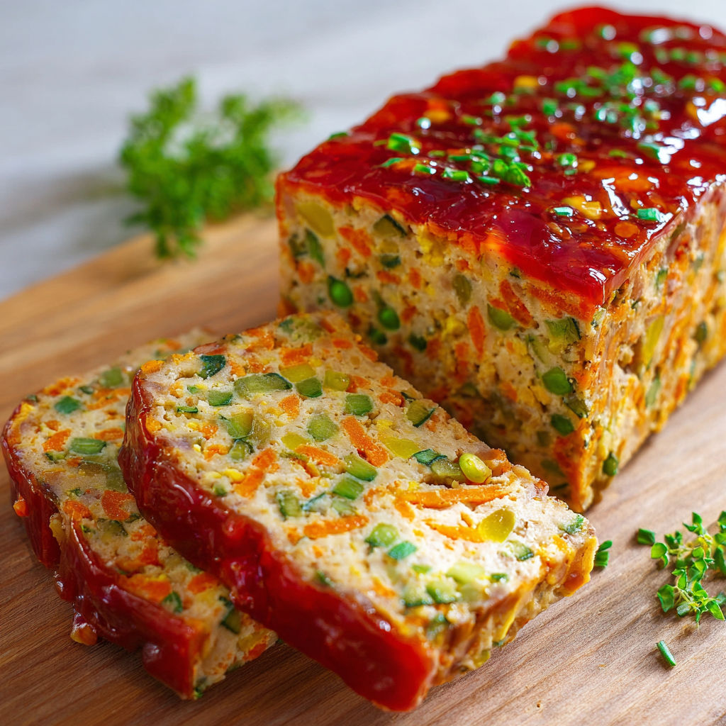 Une terrine de légumes de printemps est prête à être servie.