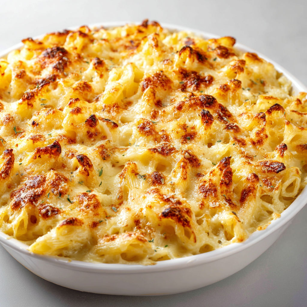 Macaronis Gratinés au Fromage, Faciles et Rapides.