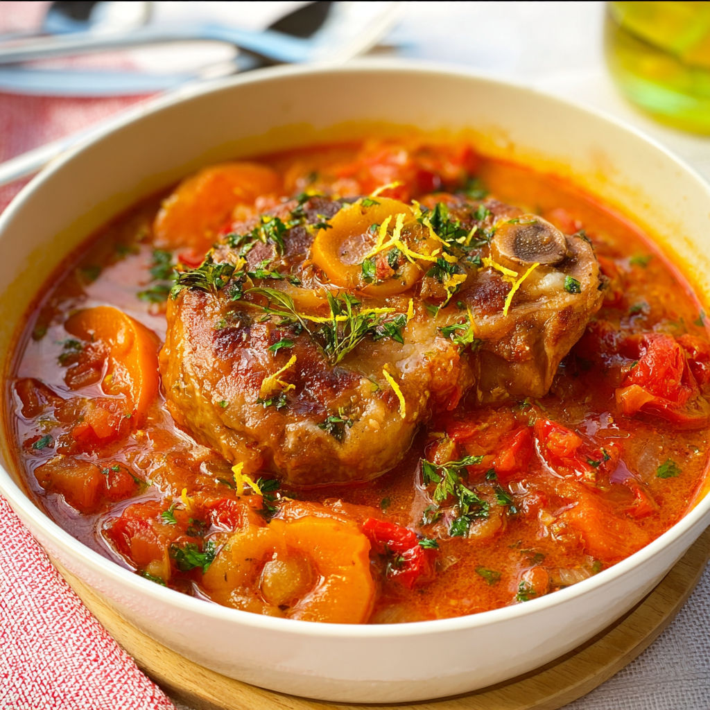 Osso bucco de dinde façon grand-mère, plat généreux et parfumé