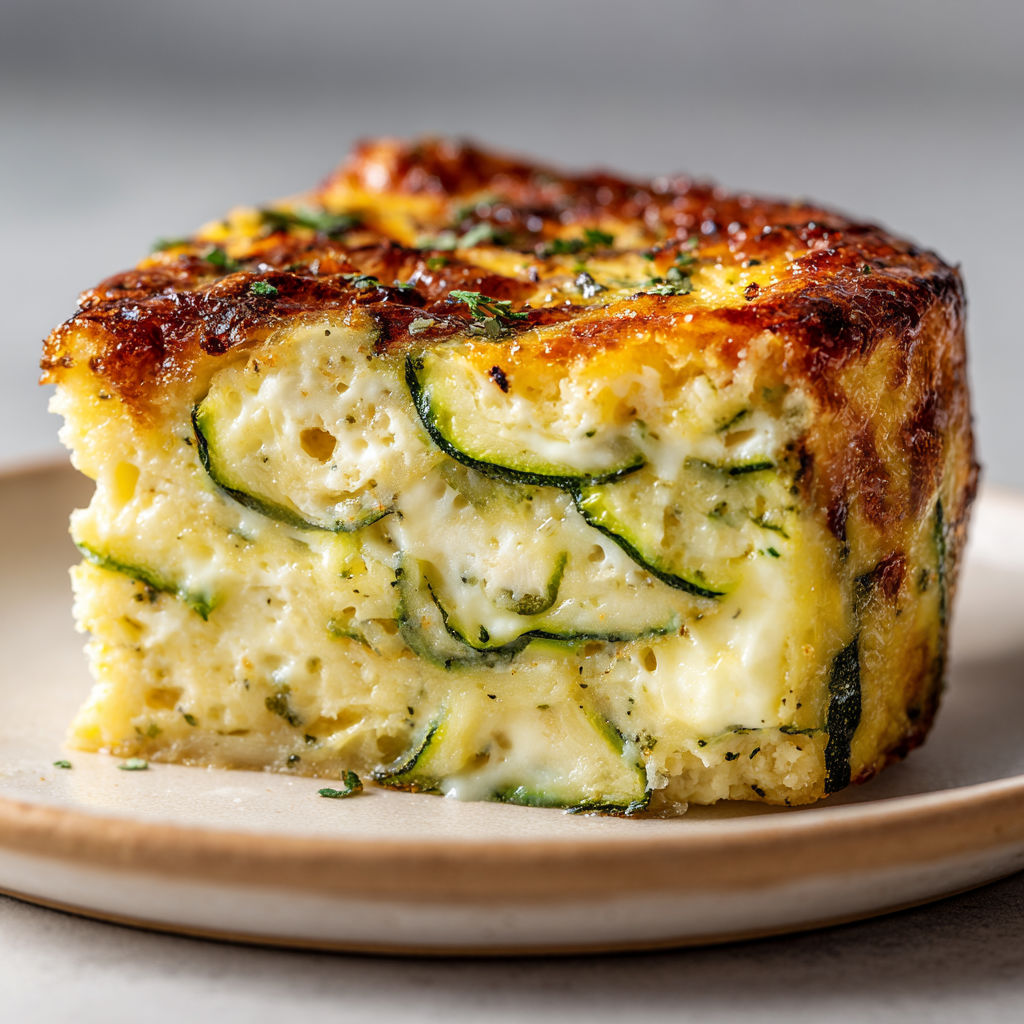 Gratin moelleux de courgettes au parmesan et gruyère.
