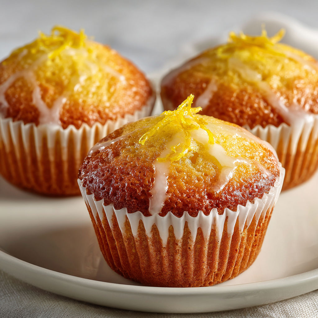 Petits gâteaux moelleux au citron avec cœur fondant de lemon curd, acidulés et ultra gourmands.