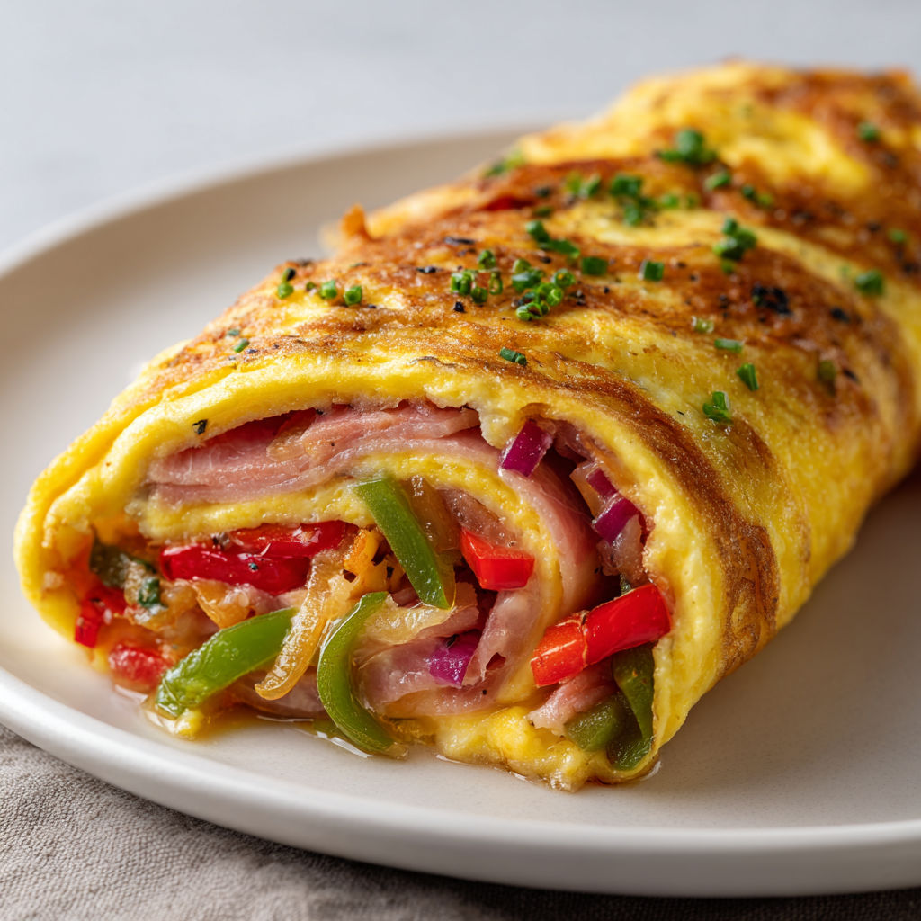 Préparation simple et rapide à base d’œufs battus, légumes sautés et jambon basque, relevée d’une pointe de piment d’Espelette.