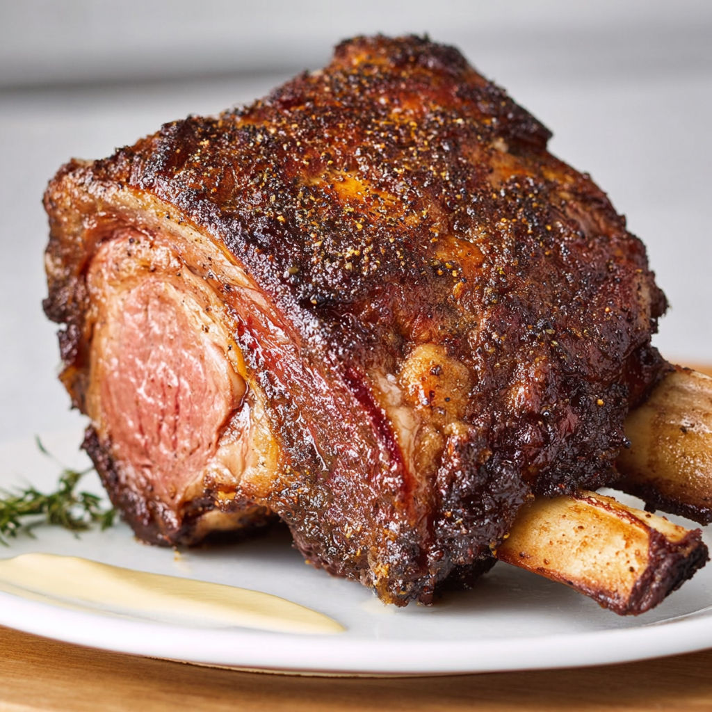 Côte de Bœuf Rôtie Façon Steakhouse, Tendre et Juteuse.