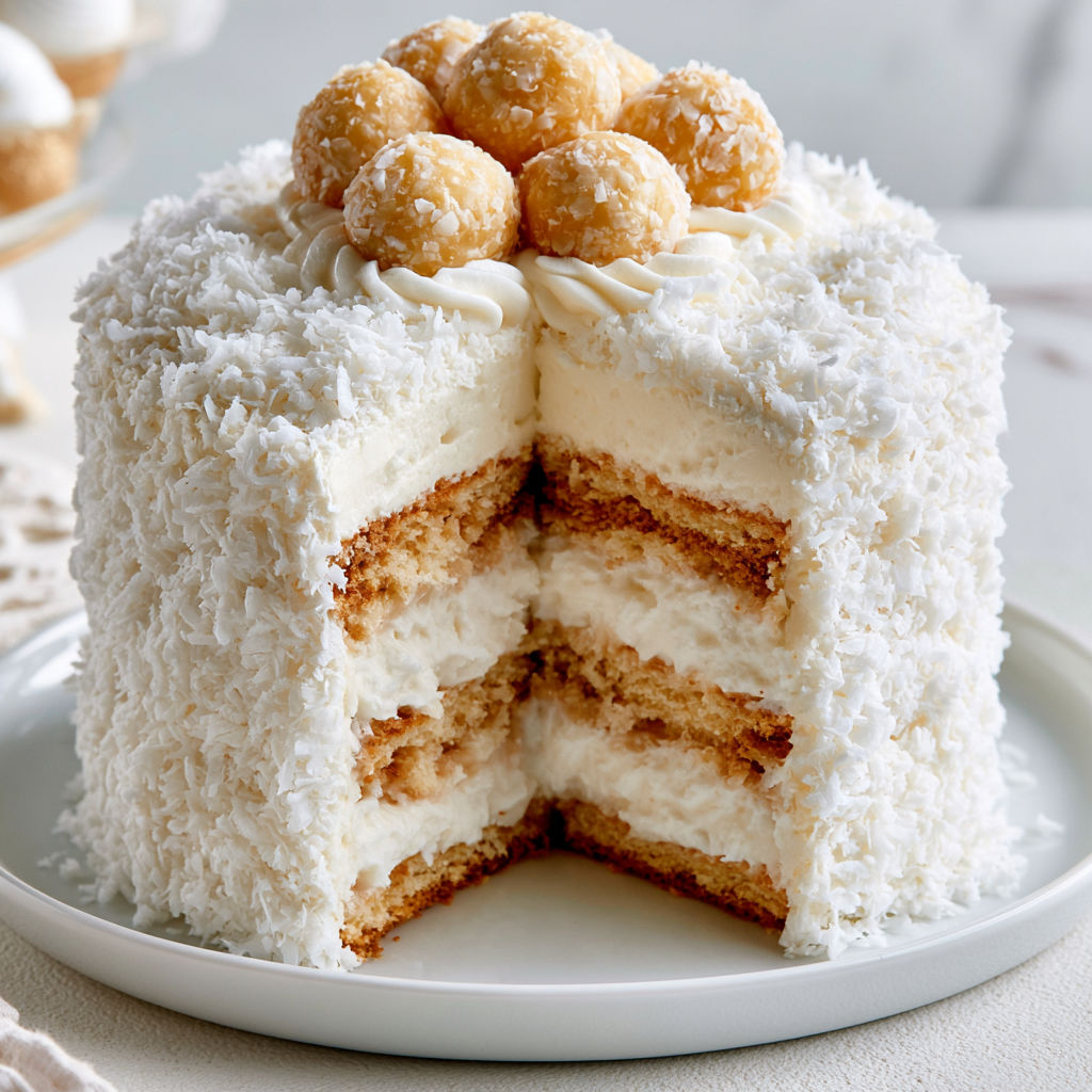 Délice Noix de Coco Façon Raffaello, Ultra Fondant et Sans Four.