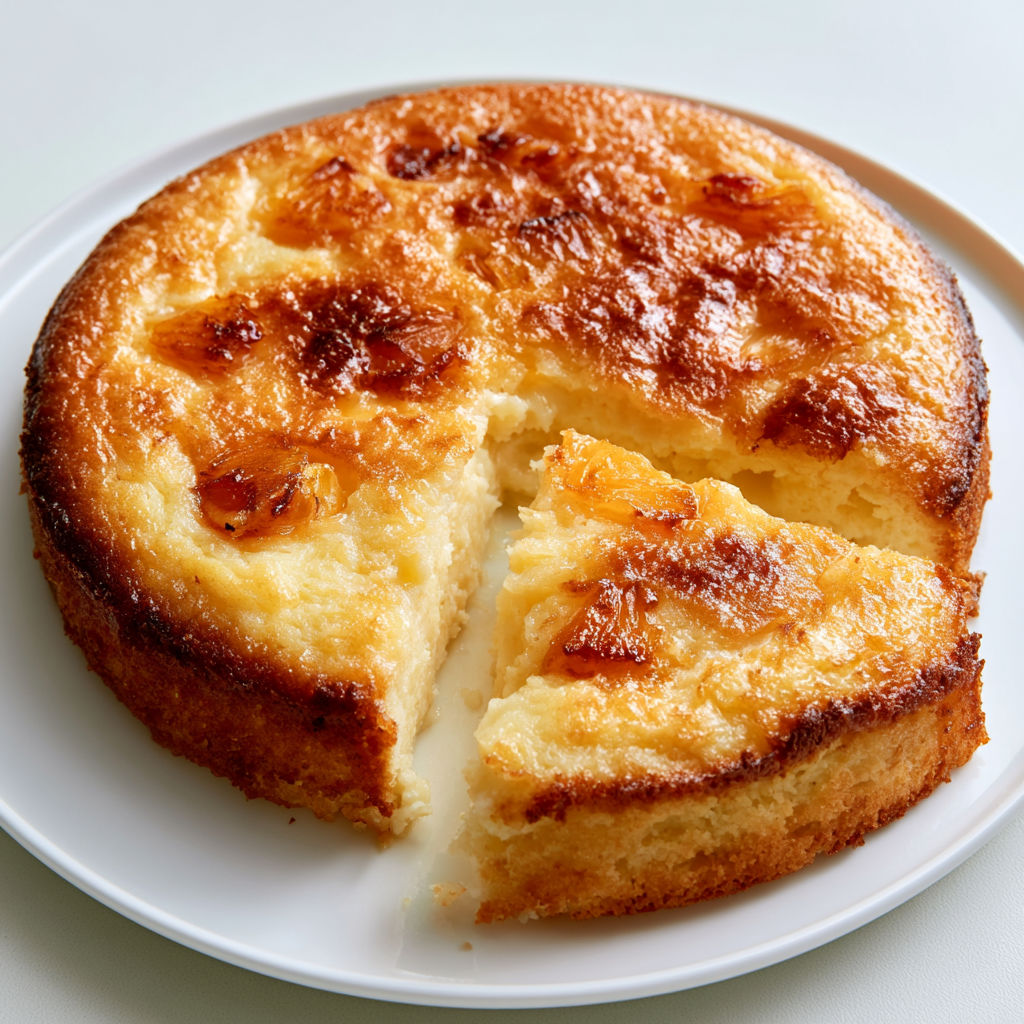 Gâteau au Lait Concentré et Ananas en Version Maison Fondante.