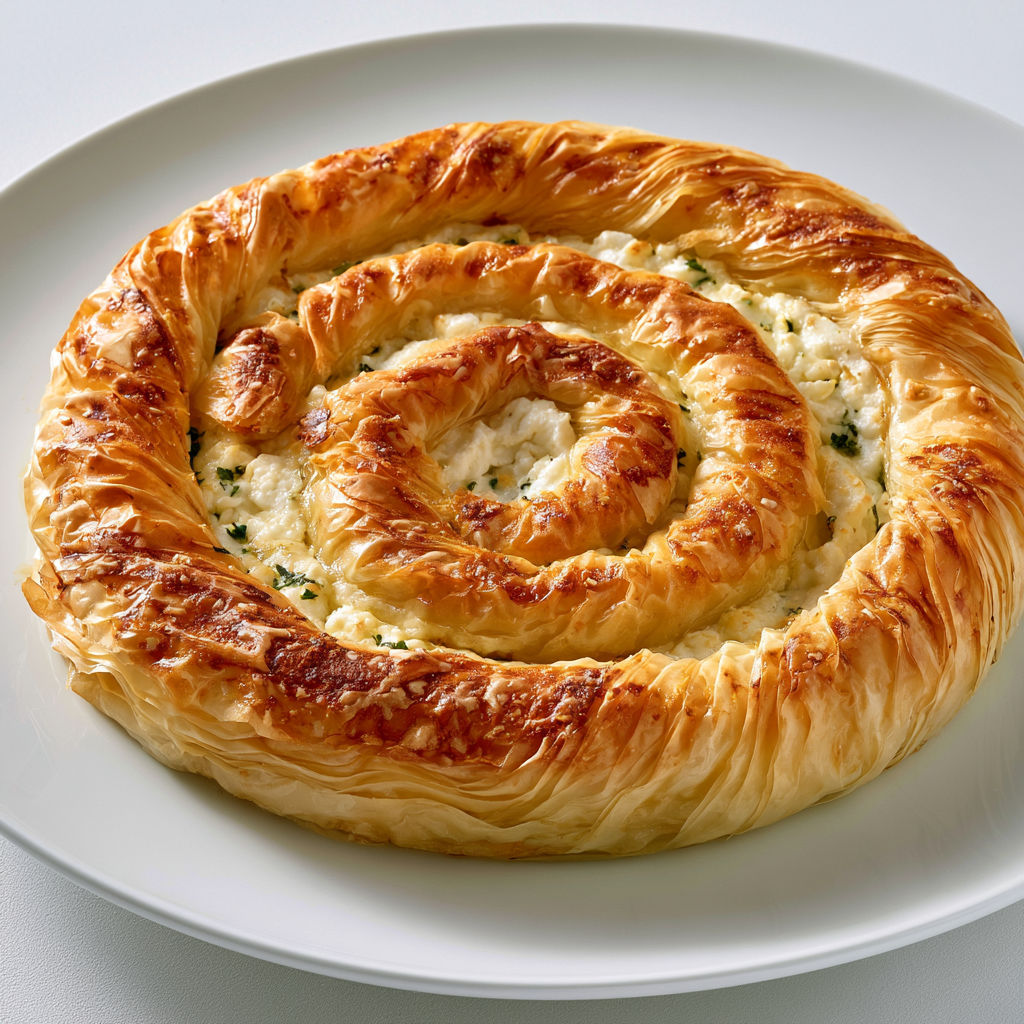 Burek Croustillant à la Feta et à la Ricotta, Façon Balkans.