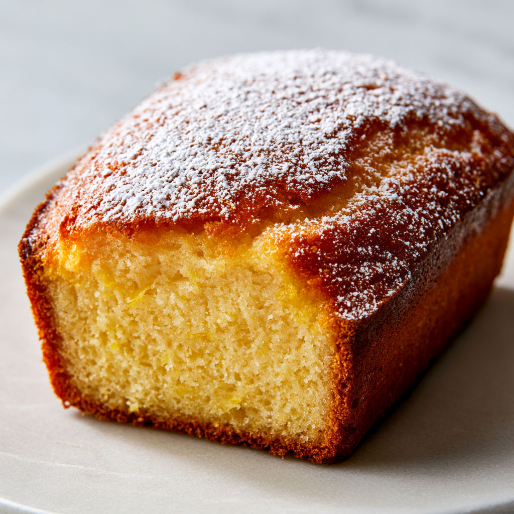 Gâteau au Citron et Huile d'Olive, Léger et Fondant.