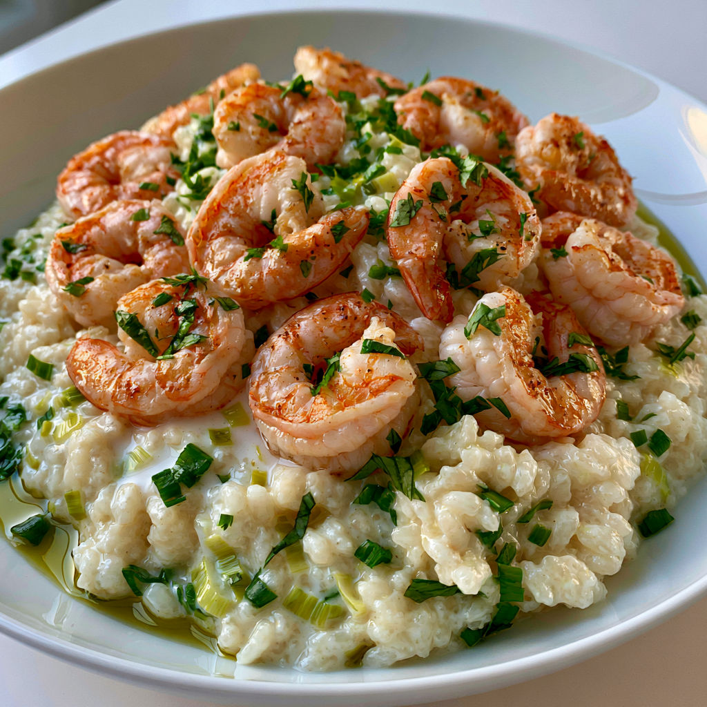 Ce risotto aux crevettes ultra fondant va faire voyager vos papilles.