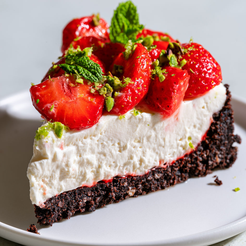 Délicieuse tarte aux fraises sans four parfaite pour un dessert frais d'été.