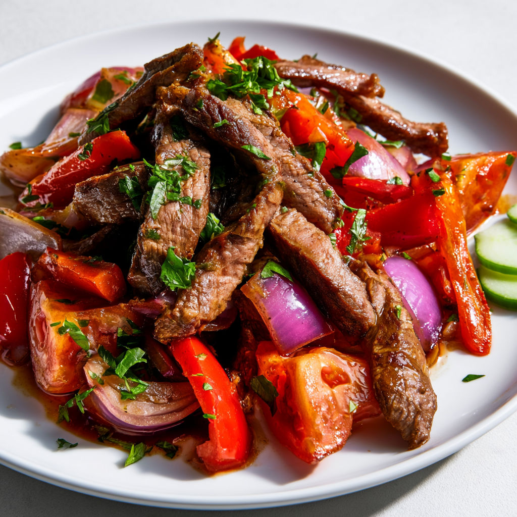 Le véritable lomo saltado péruvien qui fait voyager dès la première bouchée.