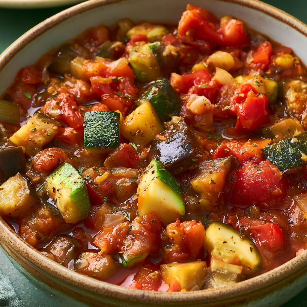 Ratatouille maison au Cookeo facile et rapide.