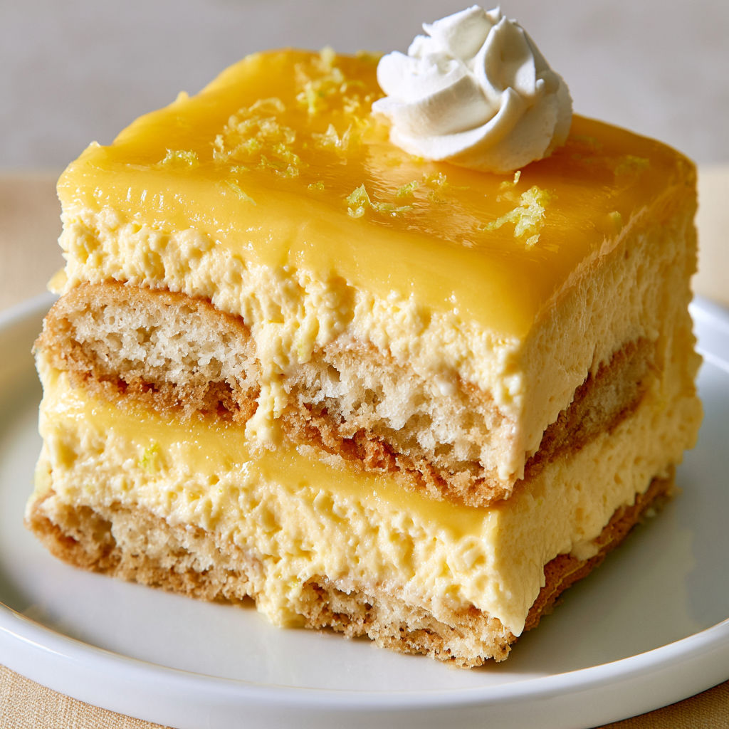 Tiramisu au citron une version fraîche, légère et fondante qui change du tiramisu classique.