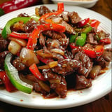 Pepper Steak aux Poivrons et Oignons