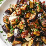 Aubergines Rôties Méditerranéennes (Faible en glucides, Sans gluten)