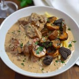 Veau aux morilles à la crème