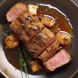 Filet mignon au miel et notes sucrées-salées