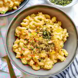 Macaroni au fromage et courge