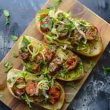 Tartines merguez fenouil citron