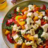 Salade poivrons chou-fleur tofu