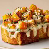 Pain à l’ail gratiné Butternut et Comté – Toasts de Noël Fondants et Dorés.