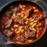 Loubia : Bœuf Mijoté aux Haricots Blancs la loubia.
