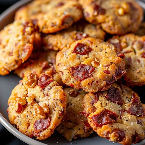 Recette de Cookies Salés au Parmesan et Chorizo
