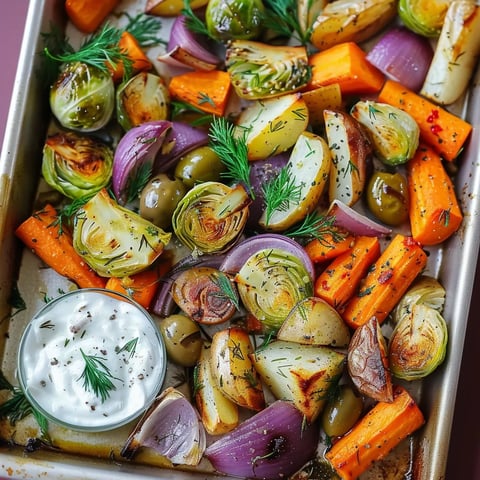 Légumes d’hiver rôtis au four