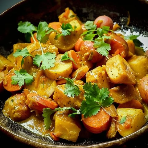 Curry de navets carottes & coriandre