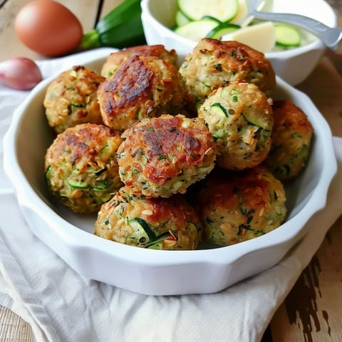 Boulettes flocons d’avoine et courgette (companion ou non)