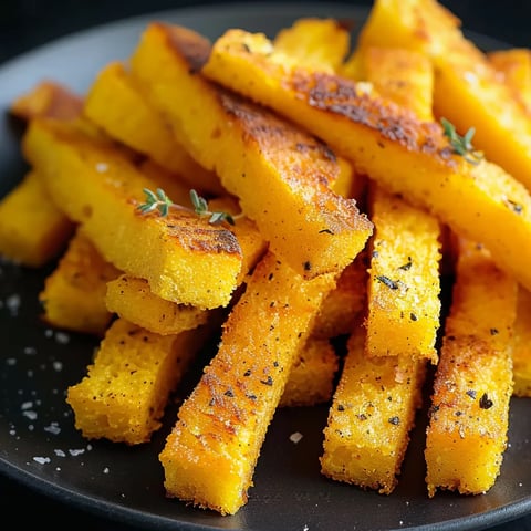 Frites de polenta croustillantes au four