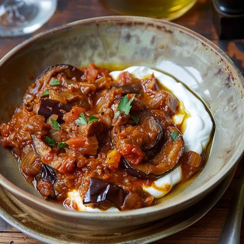 Confit d’aubergine aux épices