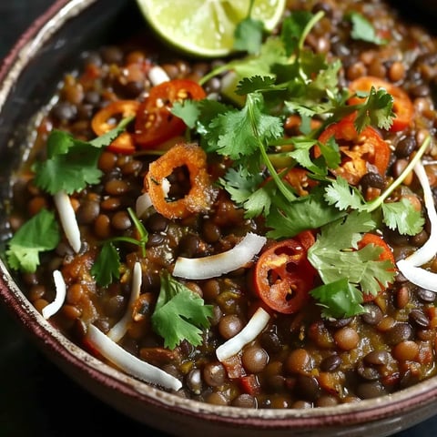 Lentilles béluga à la Ottolenghi