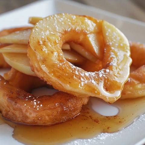 Beignets aux pommes façon bretonne