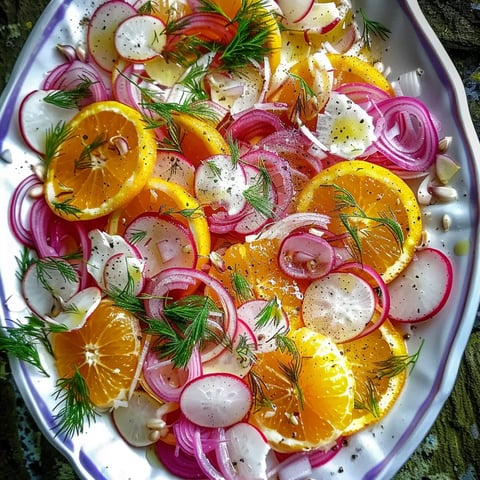 Salade sicilienne d’hiver aux oranges et fenouil