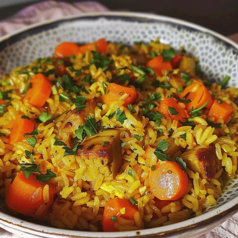 Fenouil, carottes et riz au curry