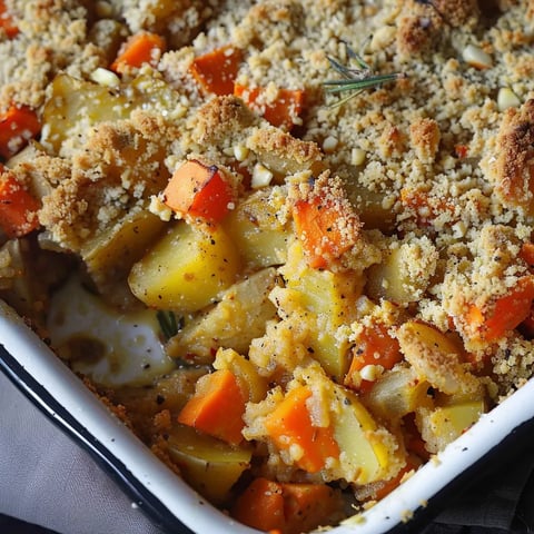 Crumble de Légumes d'Hiver épicés
