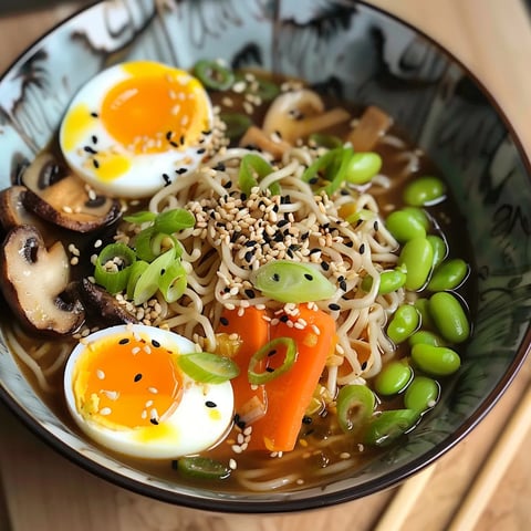 Ramen végétarien (Soupe japonaise)