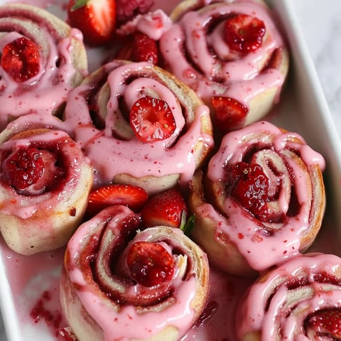 Rouleaux Véganes à la Cannelle et aux Fraises