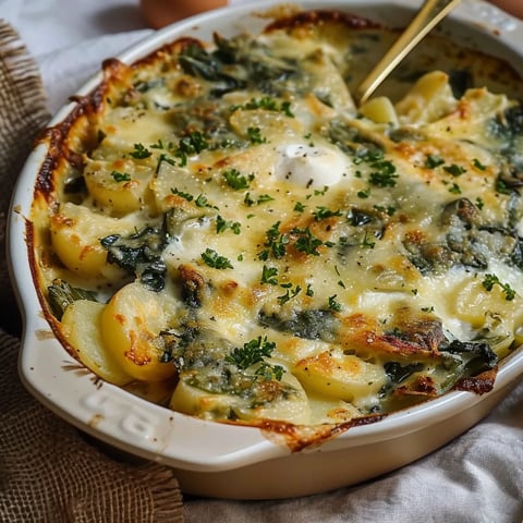 Gratin blettes & pommes de terre