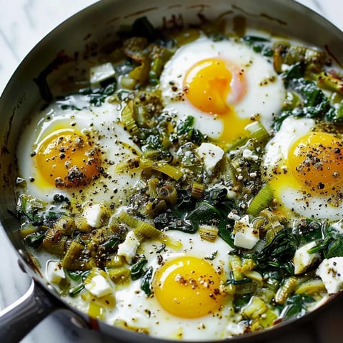 Les oeufs braisés, poireaux et zaatar d'Ottolenghi