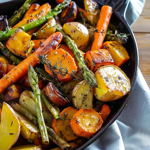 Légumes d’hiver rôtis au sirop d’érable