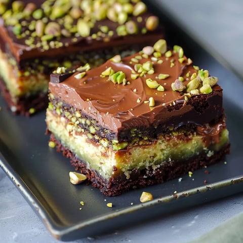 Brownie Kunafa aux Pistaches