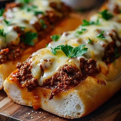 Sloppy Joes à la Bread au Fromage et à l'Ail