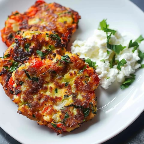 Beignets de Tomate et Feta à la Grecque