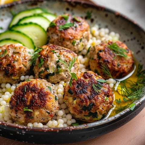 Boulettes de Poulet Grecques aux Herbes