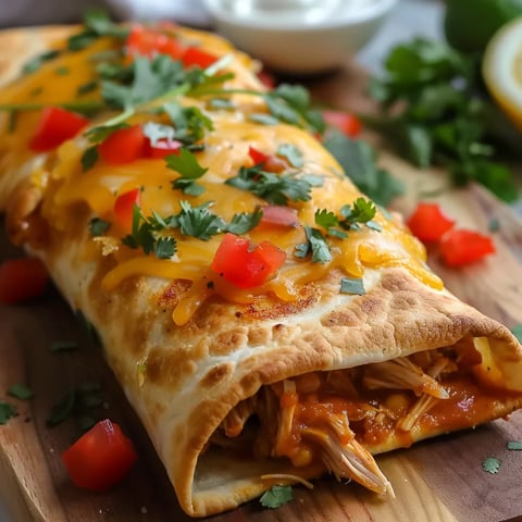 Chimichangas de Poulet au Four