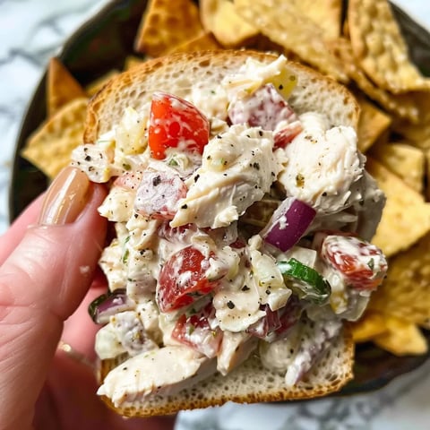 Salade de Poulet façon Sandwich Italien
