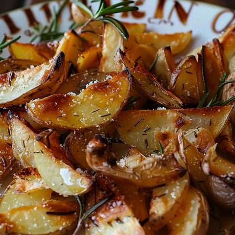 Épluchures de Pommes de Terre Rôties au Romarin